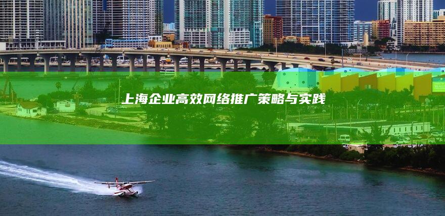 上海企业高效网络推广策略与实践